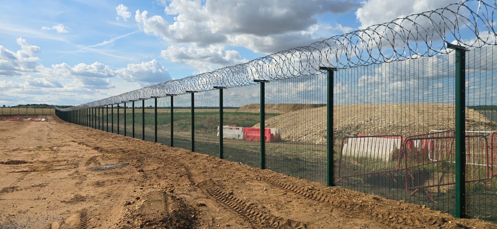 358 mesh anti-climb security fencing installation - high security perimeter protection UK